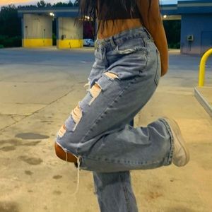 SHEIN jeans. Super cute when they used to fit 😢